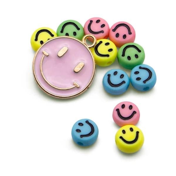 DIY Armbånd / Armbånd for Barn - Pick-n-pop Smiley