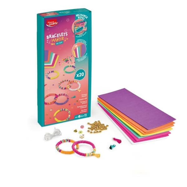 Laddningsarmband - Maped Creativ - 20 Armband att Skapa - Från 6 år - Unika Färger - Unisex