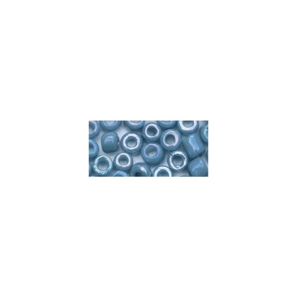 Rocailles - Ej specificerad - 2,6 mm - Ogenomskinlig - Ljusblå - Förpackning 17 g