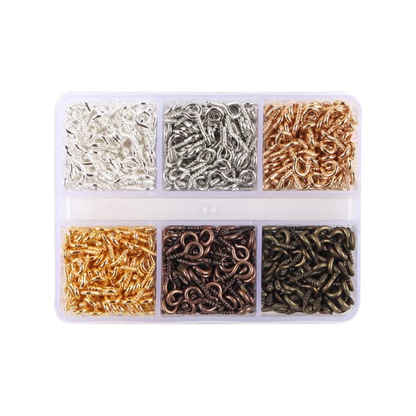 INF Boxed Eye Pins 8mm (100 stk. pr. rum)
