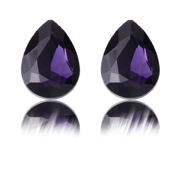 INF Teardrop Rhinestones Glas Crystal Gems för DIY Crafts 100st Lila S