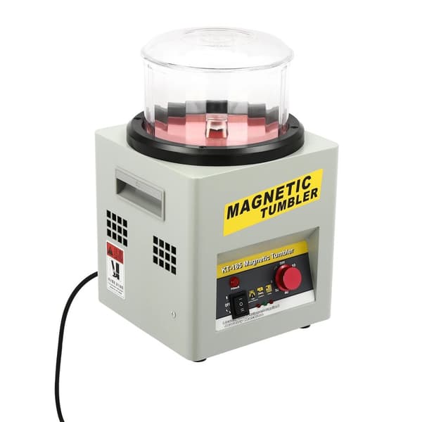 Magnetisk Poleringsmaskine, Højhastighedsdrift, Justerbar Timer,GRÅ