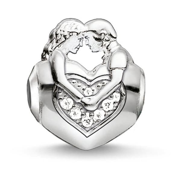 Dampärlor Thomas Sabo SET0359-494-11-L2079 Vit 1,1 cm