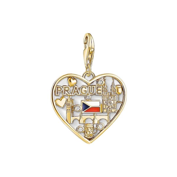 Perler for Kvinner Thomas Sabo IC12365-565-7 Gyllen 2 cm