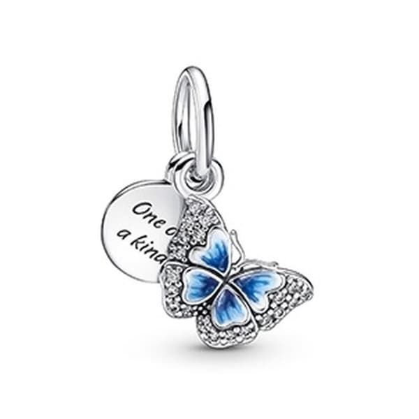 Perler til kvinder Pandora BLUE BUTTERFLY