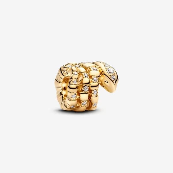 Naisten helmet Pandora 763618C01 Kullattu