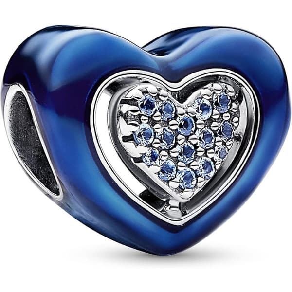 Dampärlor Pandora BLUE SPINNABLE HEART