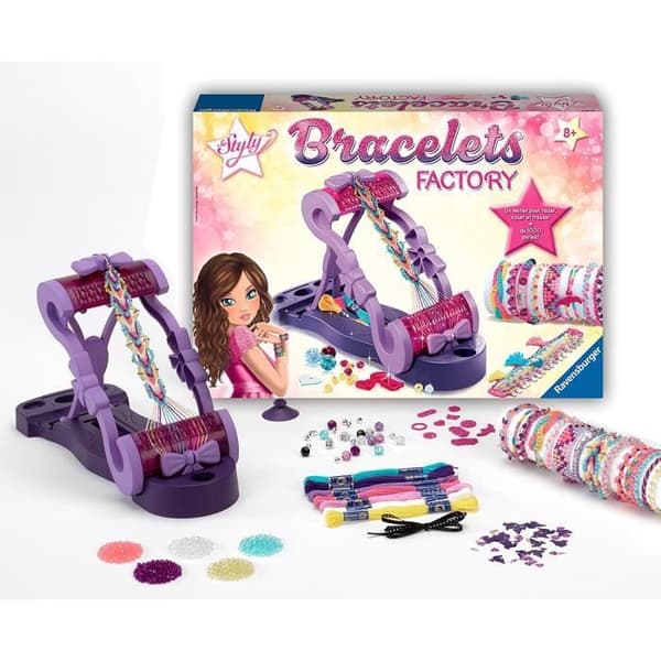 Armbandsvävstol - Ravensburger - Kreativ fritid för barn - Komplett DIY box set - Från 8 år