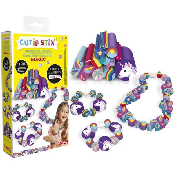 CUTIE STIX - LANSAY - Magisk refill - För att skapa smycken och dekorationer - Från 6 år