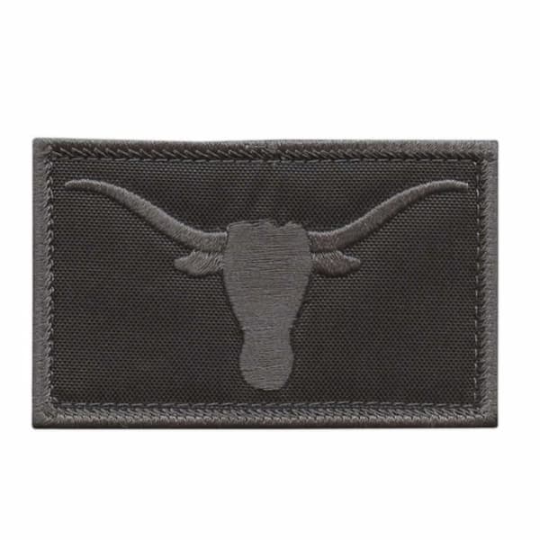 2after1 - P.2041.106.V - Texas Longhorn Blackout dämpad Lone Star USA Army Tactical Moral Krokskyddslapp