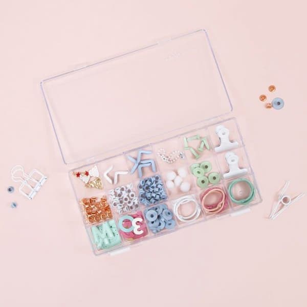 Organisatör med pärlor - samlingsplatta Craftelier - 74539
