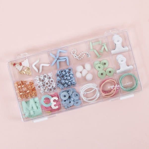 Organisatör med pärlor - samlingsplatta Craftelier - 74539