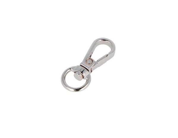 Innspiro - A15000301 - VELOX Mousqueton Anneau Rund Zamak Nickel 9,8 mm 5u.