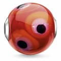Miniatyrbild 2 av 2: Dampärlor Thomas Sabo K0284-017-10 Röd 1,2 cm