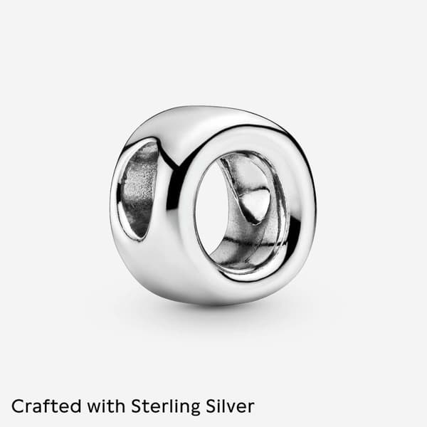 Naisten helmet Pandora LETTER O SILVER Hopeinen