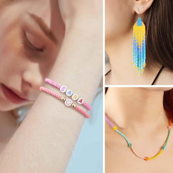 Lollanda Seed / Rocailles Beads - DIY-korusetti erilaisilla helmillä