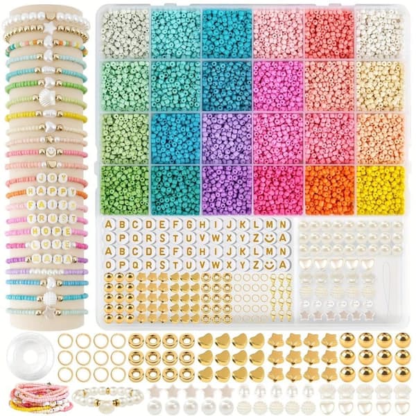 Lollanda Seed / Rocailles Beads - DIY-korusetti erilaisilla helmillä