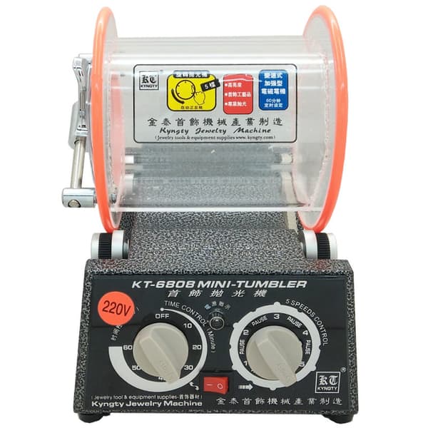 3 kg tromlepoleringsmaskine, 220V nominel indgangseffekt, 1200 omdr./min uden belastning,220v