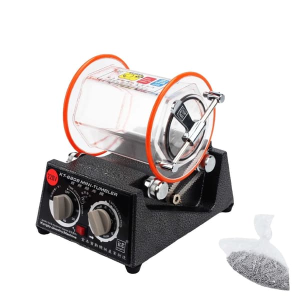 Mini Smyckespolermaskin, 3 kg kapacitet, 5 hastighetsinställningar,220V A set