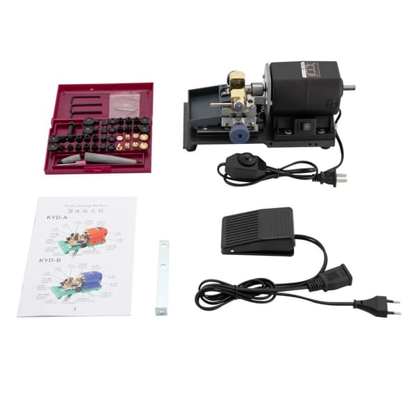 Perleborremaskine, 360W effekt, 500-15000 RPM hastighed,EU, sort