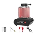 Miniatyrbillede 1 af 2: 1KG Metal Smelteovn, 1500W Effekt, Maksimal Temperatur 1150 ℃,1kg med Gitter