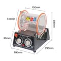 Miniatyrbillede 3 af 4: Smykke Rotary Tumbler, Envejrs- og To-vejs Rotation, Kompakt Design, 60W Effekt