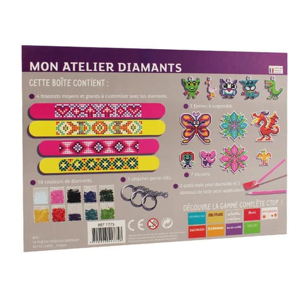 Kreativkit - Skapande av diamantsmycken - Från 6 år