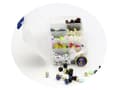 Miniatyrbild 3 av 4: Cypbrands smyckessats - JM-04-RW - Minifodral med 200 delar för att skapa dina Rainbow High Divers M-armband