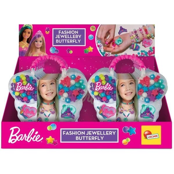 Smyckeslåda - LISCIANIGIOCHI - Barbie Fjäril - Från 8 år