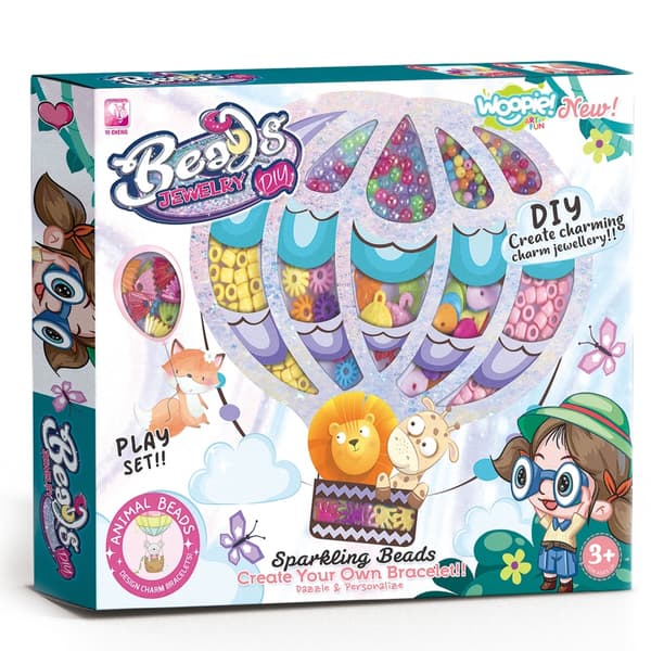 WOOPIE ART&FUN Smykkesæt – Armbånd, vedhæng og ringe
