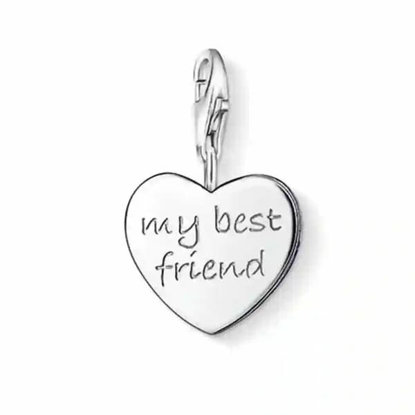 Charm til kvinder Thomas Sabo 0799-001-12 Grå 25 mm