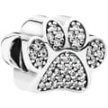 Miniatyrbillede 2 af 2: Perler til kvinder Pandora SPARKLING PAW PRINT & HEART