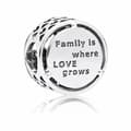 Miniatyrbillede 2 af 2: Charm til kvinder Pandora OPENWORK FAMILY ROOTS