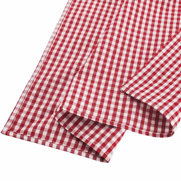 Traditionell scarf (rutig) - röd/vit