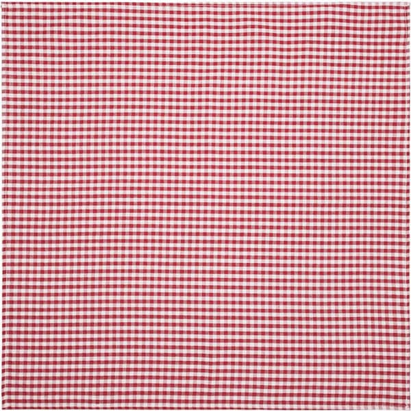 Traditionell scarf (rutig) - röd/vit