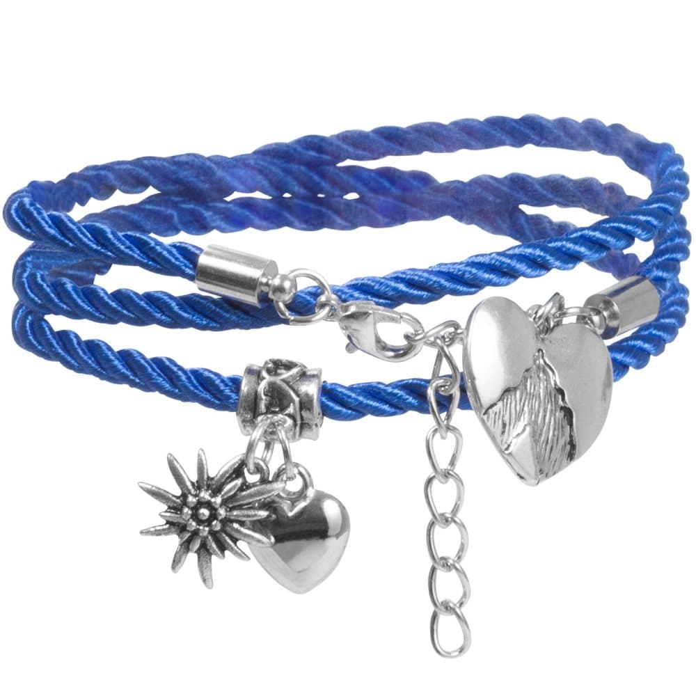 Armband Alpenherz - blå