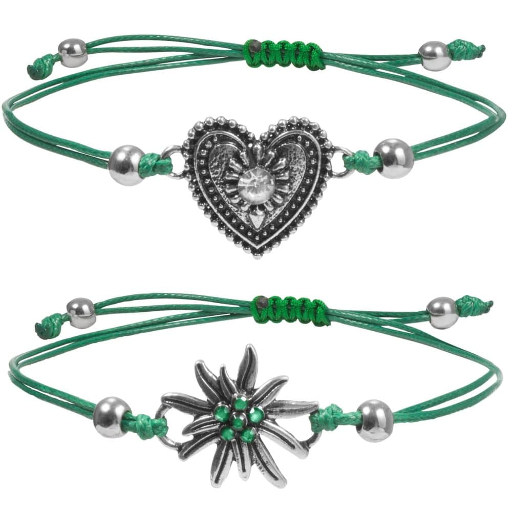 Armbandset Gipfelglühen - grön