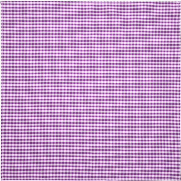Traditionell scarf (rutig) - lila/vit