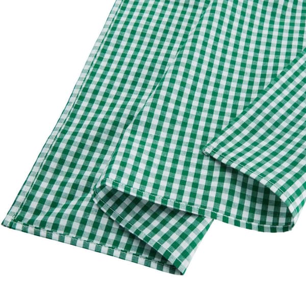 Traditionell scarf (rutig) - grön/vit