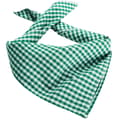 Miniatyrbild 1 av 3: Traditionell scarf (rutig) - grön/vit