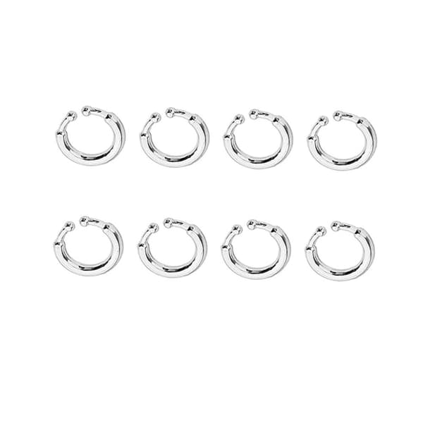 Bristol Novelty Clip On Body Piercing Jewellery Silver One Size