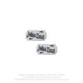 Miniatyrbilde 1 av 2: Judas Priest Stud Earrings: Razor Blade
