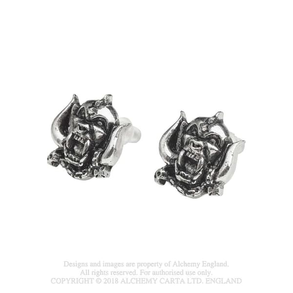 Motorhead Stud Earrings: War Pig