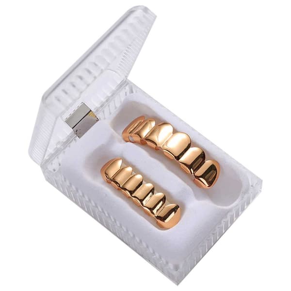 Grillz Roseguld hiphop -hammastikku A $ ap bling kulta on yleensä