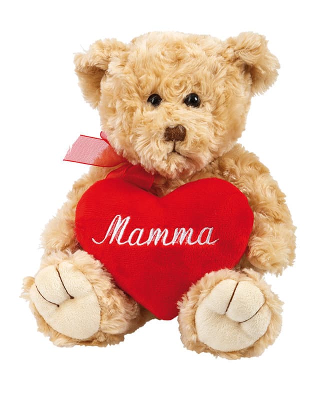 Nallebjörn med Hjärta Mamma - Gosedjur - Mors Dag
