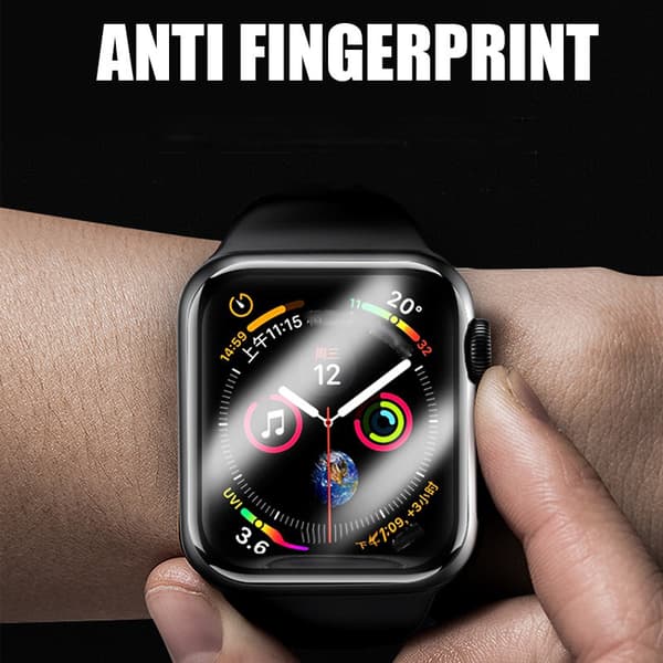 Skjermbeskytter - Apple Watch 44mm - Heldekkende Glass