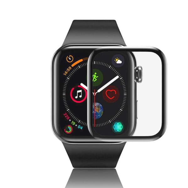 Skjermbeskytter - Apple Watch 44mm - Heldekkende Glass