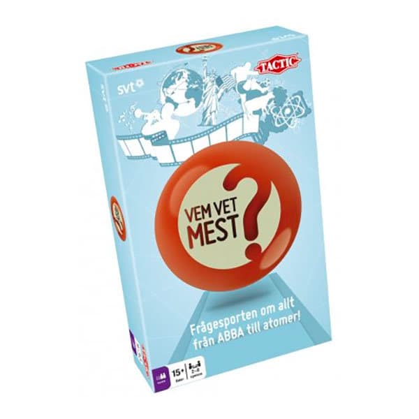 Hvem Vet Mest? Quizspill - Familiespill - Spill for Familie