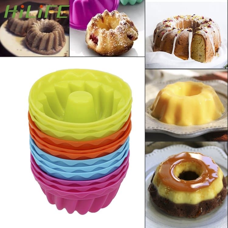 4-Pack - Bakform / Form i Silikon