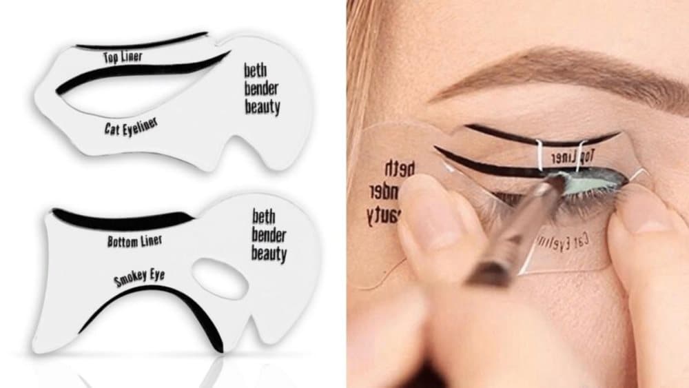 Eyeliner Mall / Stencil - Kattögon & Smokey Eyes